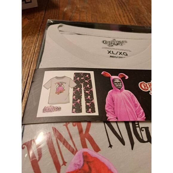 New Briefly Stated A Christmas Story Pajama Set XL 2024 Loungewear PJs Casual - Picture 2 of 3